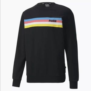 Puma Celebration mens Crewneck Sweatshirt Black